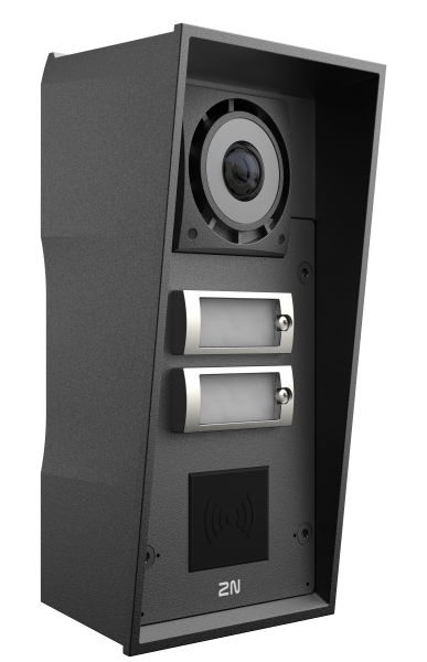2N IP Force 2.0 - 2 Ruftasten + Kamera * RFID-ready; 10W Lautsprecher (IP69 / IK10)